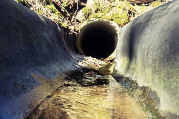 Drainage Swale Installation in Tucson