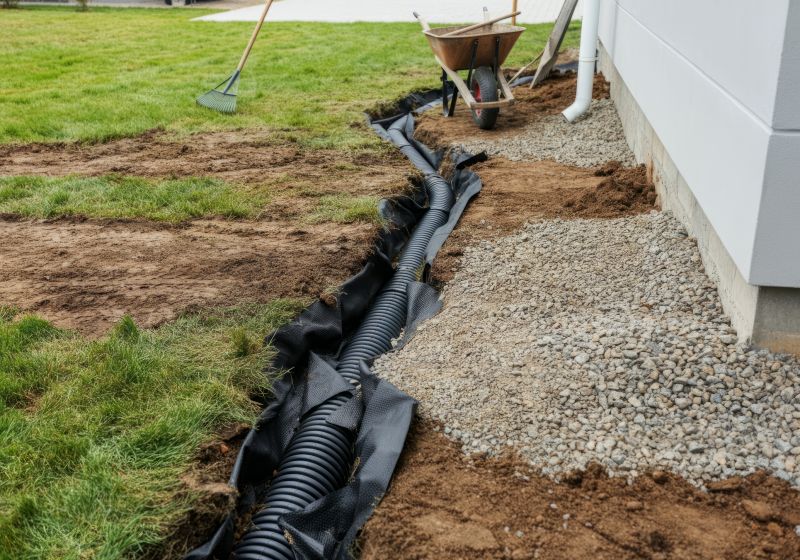 Rainwater Drain Installation